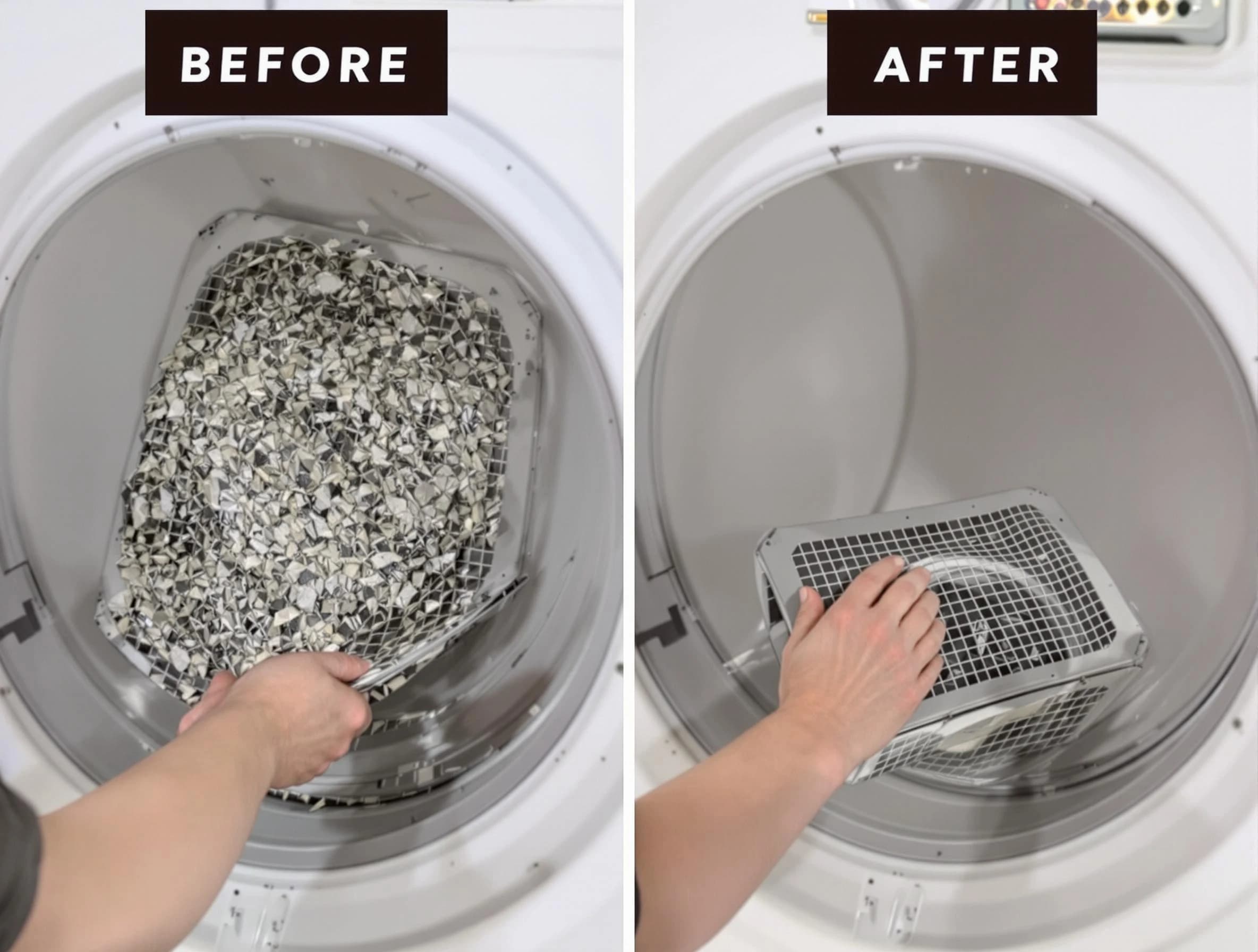 Professional lint trap cleaning by Odenville Dryer Vent Cleaning in Odenville