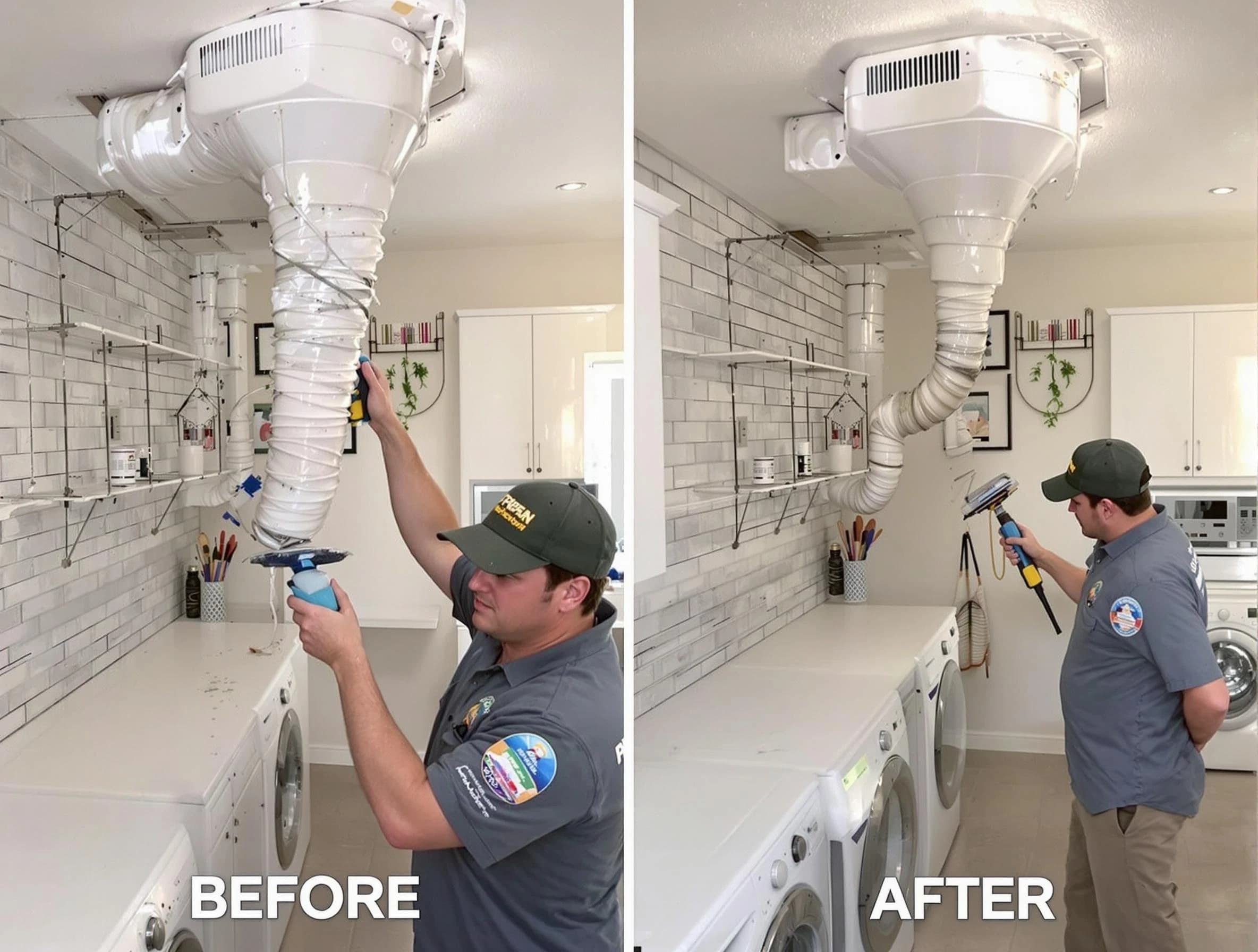 Professional dryer exhaust vent cleaning by Odenville Dryer Vent Cleaning in Odenville
