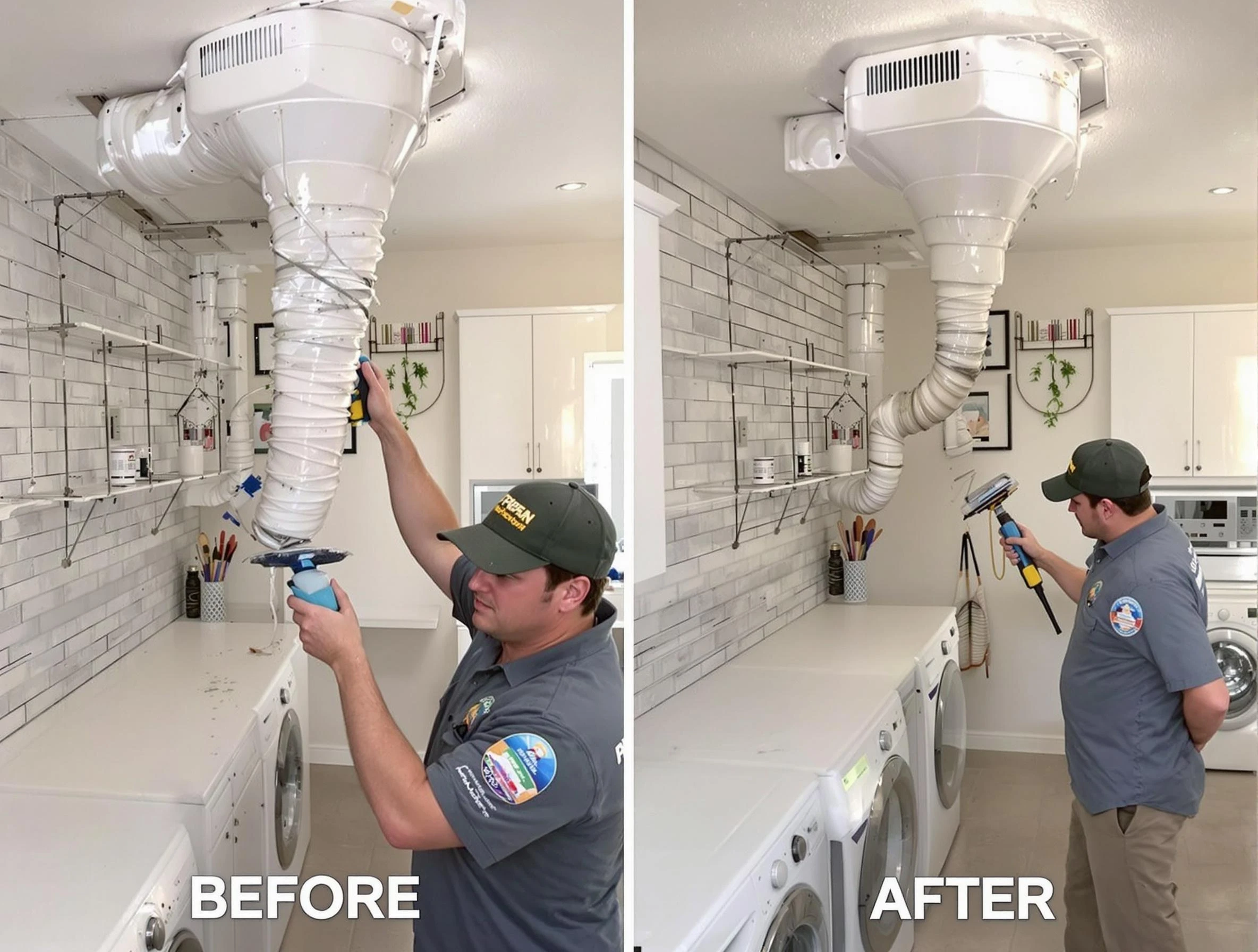 Professional dryer exhaust vent cleaning by Odenville Dryer Vent Cleaning in Odenville