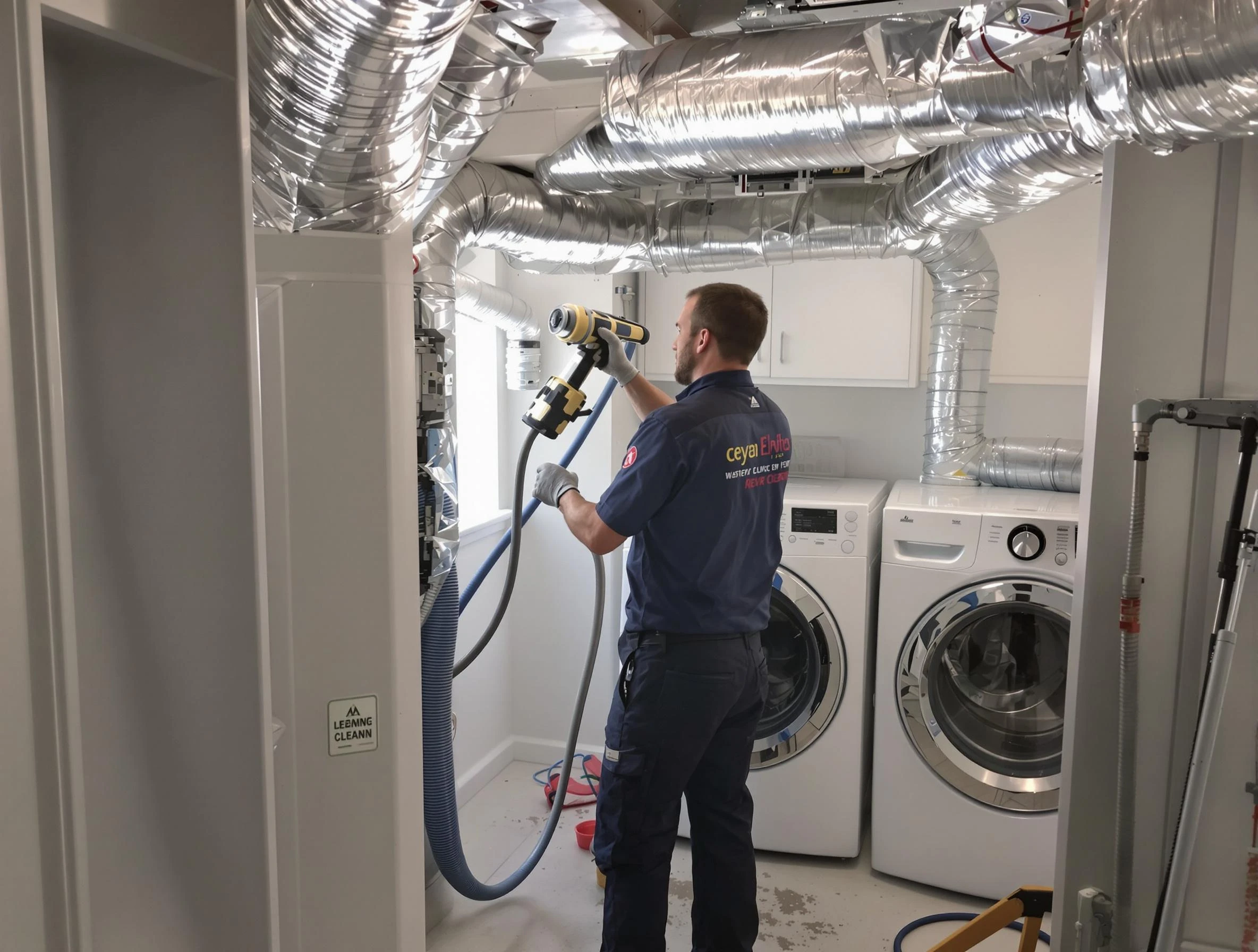 Odenville Dryer Vent Cleaning specialist using advanced equipment for thorough duct cleaning in Odenville