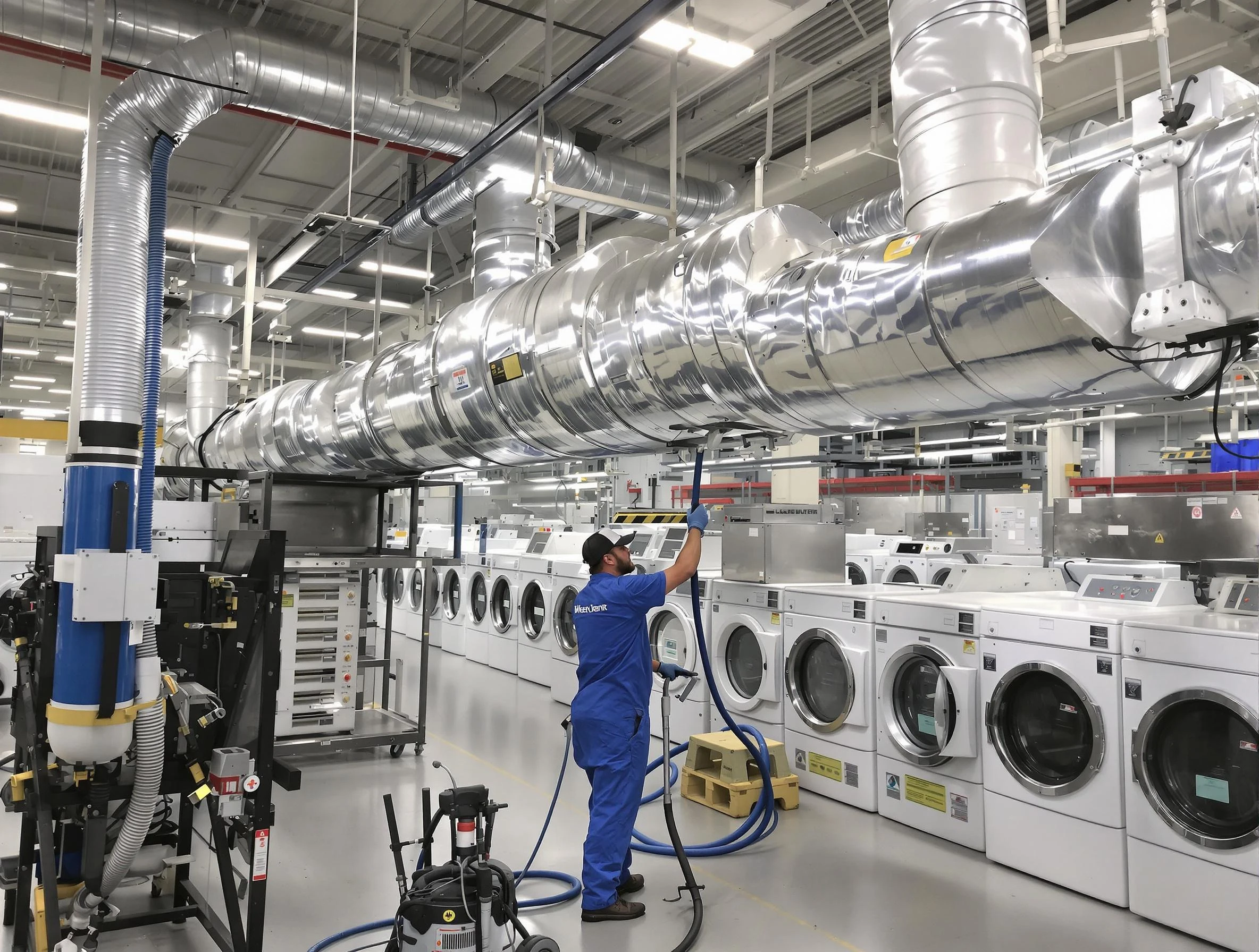 Odenville Dryer Vent Cleaning team performing heavy-duty industrial dryer vent cleaning in Odenville